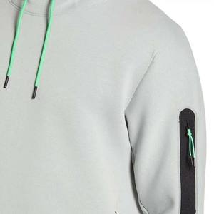 OEM diseño personalizado transpirable ropa de hombre sudaderas con capucha nuevo estilo de moda pulóver 100% algodón básico sudaderas con capucha de hombre 300g - Product Image 4
