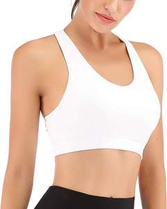 Soutien-gorge de sport pour femmes, course à pied, fitness, sensation de peau nue, soutien-gorge de yoga, double bretelle, sans couture, rembourré - Product Image 5
