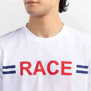 เสื้อยืดออกกำลังกายผู้ชาย ผ้าฝ้ายใยไผ่ พิมพ์ลายหน้าอกได้ ระบายอากาศ แห้งเร็ว เป็นมิตรกับสิ่งแวดล้อม แขนสั้น ไซส์ใหญ่ - Product Image 2