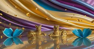 Estatua de animales de latón, animales decorativos para el hogar y la Oficina, fengshui chino, coleccionables figuritas hechas a mano, Gato dorado - Product Image 6
