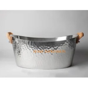 Seau à glace de table en matériau galvanisé admirable Vente en gros Hôtels Bar Ware Seau à glace à vin Grande bouteille de vin de qualité supérieure - Product Image 6