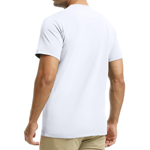 Camiseta de gran tamaño con cuello redondo y hombros caídos para hombre, algodón pesado de alta calidad, diseño de logotipo personalizado, ropa a granel en stock de algodón 100% - Product Image 3