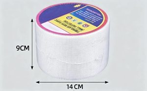 Ruban adhésif en polyester auto-adhésif activé par l'eau, 9 cm, 13 mailles, résistant aux alcalis, haute résistance, <span class=keywords><strong>pour</strong></span> joints de cloisons sèches, réparation des fissures - Product Image 2