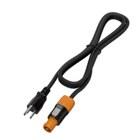 Câble d'alimentation professionnel pour éclairage de scène 1m 2m 3m 5m 10m IEC C13 Bleu Jaune Cordon PowerCon pour LED Par Moving Head