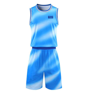 Uniforme de basket-ball en tissu de qualité nouveau design numéro de nom Logo uniforme de basket-ball prix bon marché uniforme de basket-ball - Product Image 1