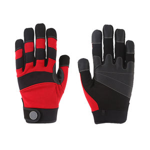 Venta caliente Guantes de seguridad de cuero sintético Transpirable Spandex Laminado Industrial Mecánico Guantes de soldadura con logotipo personalizado - Product Image 1