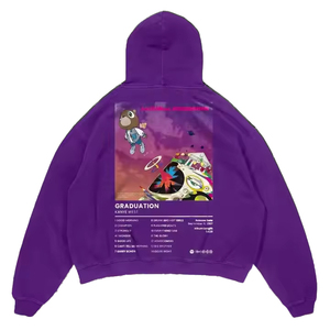 Sweat à capuche vintage en coton surdimensionné lavé personnalisé 450 GSM avec sérigraphie Sweatshirts pour hommes logo personnalisé - Product Image 2