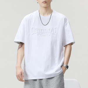 Camisetas de Hombre Personalizadas de Alta Calidad con Estampado en Relieve, Manga Corta, 100% Algodón, Antiarrugas, de Secado Rápido, a la Moda - Product Image 4