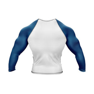 Wholesale Price Custom Color Rash Guard Direct Factory Compression Top MMA <b>BJJ</b> Gi Grappling Wear Training Rash Guard - Product Image 2