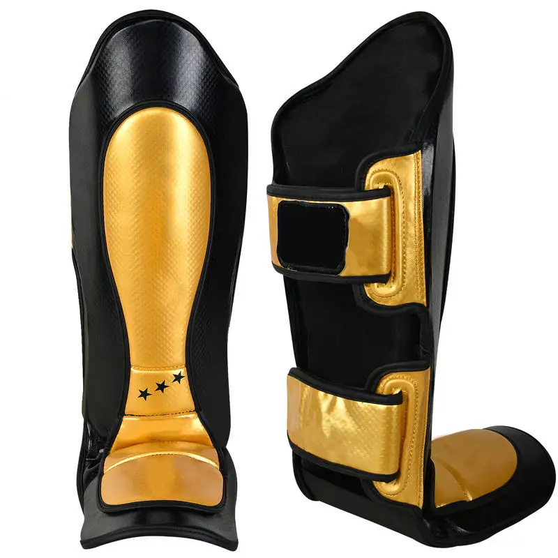 Shin Guard Pads MMA Bein Fuß schutz Großhandel Kampfkunst Kickboxen Taekwondo Shin Pad Spann schutz MMA Shin Foam Pad