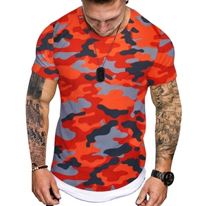 Brand Custom Logo <b>tshirt</b> 180gsm 100% Cotton Seamless Crew Neck Slim Fit Sports <b>Plain</b> Blank Tee Shirt T Shirt For Men - Product Image 1