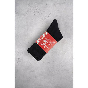 ELANOR Women's Organic Cotton Crew <b>Socks</b> 3-Pack-<b>Black</b> Breathable Anti-Slip Winter Design - Product Image 6