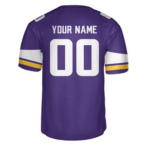 Camiseta de Fútbol Americano Personalizable al por Mayor con Etiqueta Privada para Hombre, Corta, 100% Poliéster, Diseña Tu Propia Impresión por Sublimación - Product Image 2