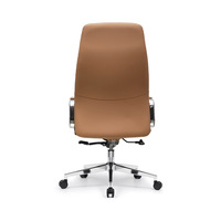 Chaise de bureau professionnelle de luxe, confortable, pivotante, inclinable, réglable, avec siège en cuir synthétique moelleux