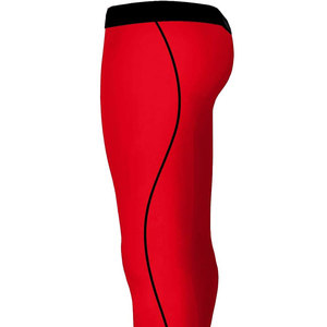 Haute qualité hommes Compression ensemble taille élastique respirant séchage rapide couleur unie entraînement en plein air vêtements de sport - Product Image 5