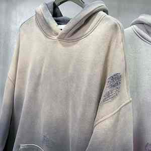 Custom 100% Cotton 100gsm Pocketless Heavy GSM <b>Hoodie</b> for Men <b>Aesthetic</b> Winter Man's Manufacturer <b>Hoodie</b> - Product Image 2