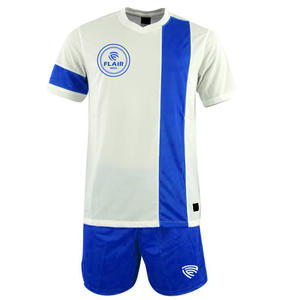 Conjuntos de uniformes de camiseta de fútbol de diseño personalizado de la mejor calidad, comodidad transpirable, jugadores juveniles, servicio OEM con corte automatizado - Product Image 3