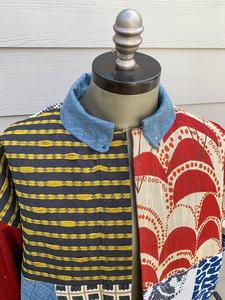 Chaqueta Bomber con Estampado de Corazones en Patchwork, Estilo Urbano, para Hombre y Mujer, Invierno, Holgada, Versátil, para Parejas - Product Image 4