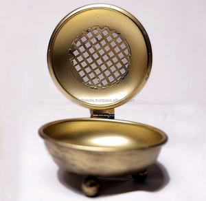 กระถางธูปทองเหลืองแบบทำมือที่ใส่ธูปสำหรับตกแต่งหรูหรา - Product Image 3