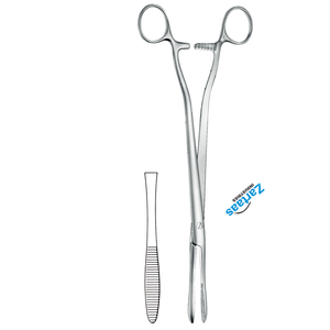 Pince d'échange en coton Collin en acier inoxydable de haute qualité droite 25cm / 10 pouces Fabricant d'instruments chirurgicaux - Product Image 3