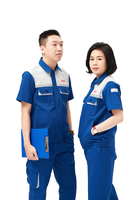 Vêtements de travail pour hommes Vêtements de travail Chemises uniformes respirantes et à séchage rapide écologiques pour l'usine ou la construction