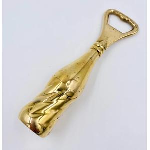 Ouvre-bouteille tendance en laiton massif au design classique, écologique, avec finition polie pour une utilisation durable et une touche luxueuse - Product Image 6