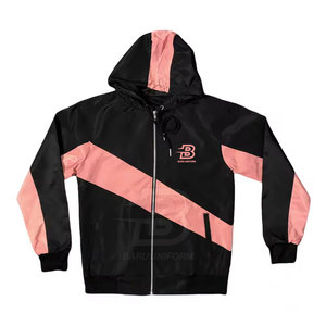 Conjunto de Sudadera con capucha de invierno cortavientos hecho en fábrica personalizado de diferentes colores y tamaños para la venta en línea - Product Image 4