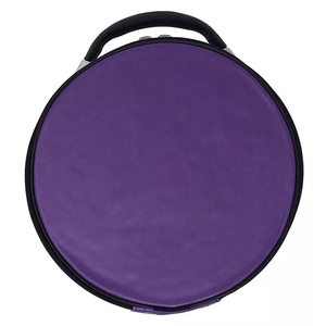 2025 tout nouveau personnalisé violet cuir couronne casquette étui maçonnique Regalia élégant broderie artisanat couture couture - Product Image 1