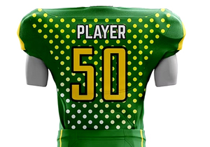 Uniforme de football américain personnalisé avec impression par sublimation, couleur et design personnalisables, uniformes imprimés en 2 pièces pour unisexe - Product Image 2