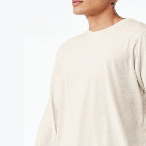 50% โพลี25% Airlume หวีและแหวนปั่นฝ้าย25% เรยอน40เดียว3.8ออนซ์ข้าวโอ๊ต Unisex Triblend เสื้อยืดแขนยาว - Product Image 5