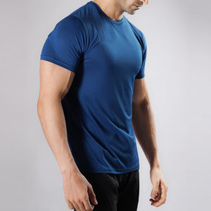 T-shirt de sport pour homme à manches courtes, respirant, à séchage rapide, vêtements d'entraînement, musculation, compression serrée - Product Image 4