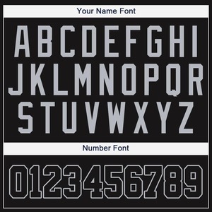 カスタムブラックグレー野球ジャージー - Product Image 4