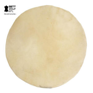 Peau de buffle naturelle ronde, vellum, parchemin, peau de buffle blanchie, imperméable, durable, accessoires de meubles, Trust - Product Image 1