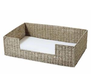 Accesorios tejidos para cama de mascotas de algas marinas naturales pequeñas para gatos y animales pequeños con patrón de animales - Product Image 1