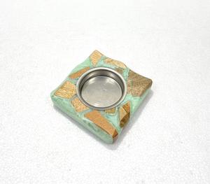 Brûleur à encens élégant en résine blanche naturelle et bois incrusté, brûleur à bakhoor, brûleur à oud arabe pour usage aromatique, porte-encens au charbon de bois - Product Image 6