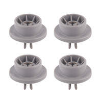 165314 (4-Pack) Exact Fit Electric Dishwasher Lower Rack <b>Wheel</b> Roller for Bosch & for Kenmore Replaces 420198 & 423232 AP2802428 - Product Image 1