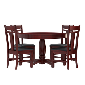 Ensemble de table à manger ronde de luxe Mobilier de salle à manger Table à manger un ensemble de table à manger ronde Vente d'Indonésie - Product Image 5