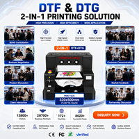 Machine d'impression DTF/DTG A3 tout-en-un, ensemble complet avec tête d'impression Epson, imprimante textile pour vêtements personnalisés et personnalisation de tissus