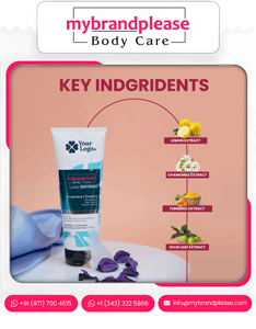 Nettoyant pour le corps Aqua Marine de marque personnalisée pour un nettoyage en douceur Marque privée Votre logo et option de support de fabrication sur mesure - Product Image 5