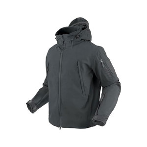 Chaqueta Softshell impermeable logotipo personalizado ropa de trabajo hombres táctico a prueba de viento suave Shell chaquetas de senderismo - Product Image 4