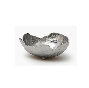 Métal Dernière Conception Pause Rapide Et À Manger Bols À Fruits Haute Brillance Argenterie Ustensiles De Cuisine Comptoir Bol Décoratif - Product Image 2