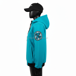 Veste Softshell pour femmes Tissu de qualité GSM Couleur élégante Panneaux de manches sur les épaules Logo brodé personnalisé Veste Softshell pour femmes - Product Image 3