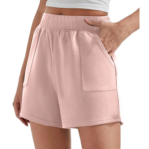 Y2K Streetwear femmes Shorts décontracté été confortable élastique taille haute Shorts de course avec poches Shorts pour femmes Shorts d'été - Product Image 1