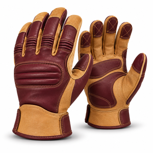 Diseñados para un Movimiento Fácil, Cómodos de Usar, Protección Antideslizante Durante el Trabajo Diario, Guantes de Cuero Suave y Flexibles para Exteriores - Product Image 1