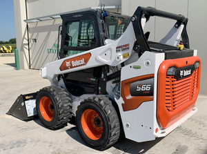 أصلي مستعمل صغير بوب كات S70 <span class=keywords><strong>Skid</strong></span> و S160 ، S130 انزلاقية مع جرافة أمامية