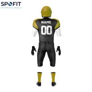 Maillots de football américain sur mesure, dernier design, pantalons d'entraînement, uniformes, shorts de sublimation pour garçons, ensembles personnalisés OEM, tailles plus grandes - Product Image 6