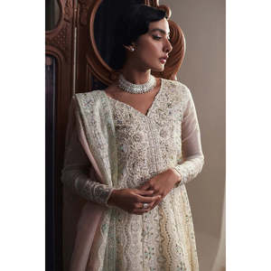 Qala by Mushq Luxury Kamdaani Festive Collection AAILA TC-554 Tela Satén - Product Image 6
