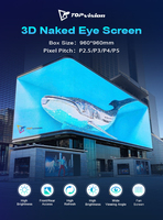 Pantalla LED 3D para Exteriores TOPvision, Pantalla de Alta Luminosidad, Resistente al Agua IP65, Video Wall Personalizable para Comercios