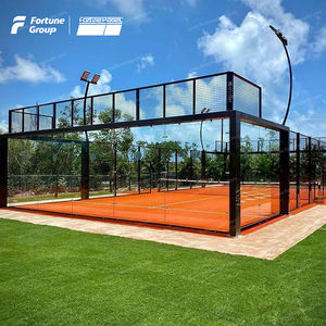 สนามแพเดิลสปอร์ตแบบพาโนรามาขายดีปี 2026 สนามเทนนิสแพดเดิลกลางแจ้งที่ปลอดภัยพร้อมราคาถูก - Product Image 6