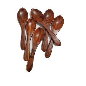 Cuillère en bois mini taille pour spieces et café thé cuillère en bois mieux poli pour la meilleure vente - Product Image 3